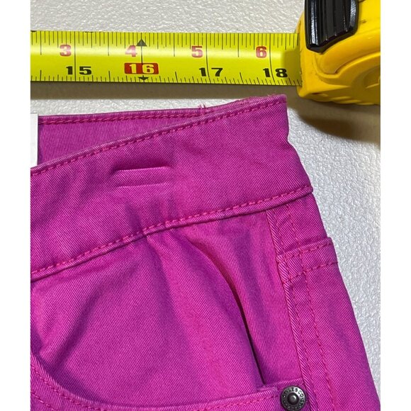 Style & Co. Size 18 Curvy Capri Pants Mid Rise Fuchsia Tulip Slimming Pocket - Picture 8 of 8